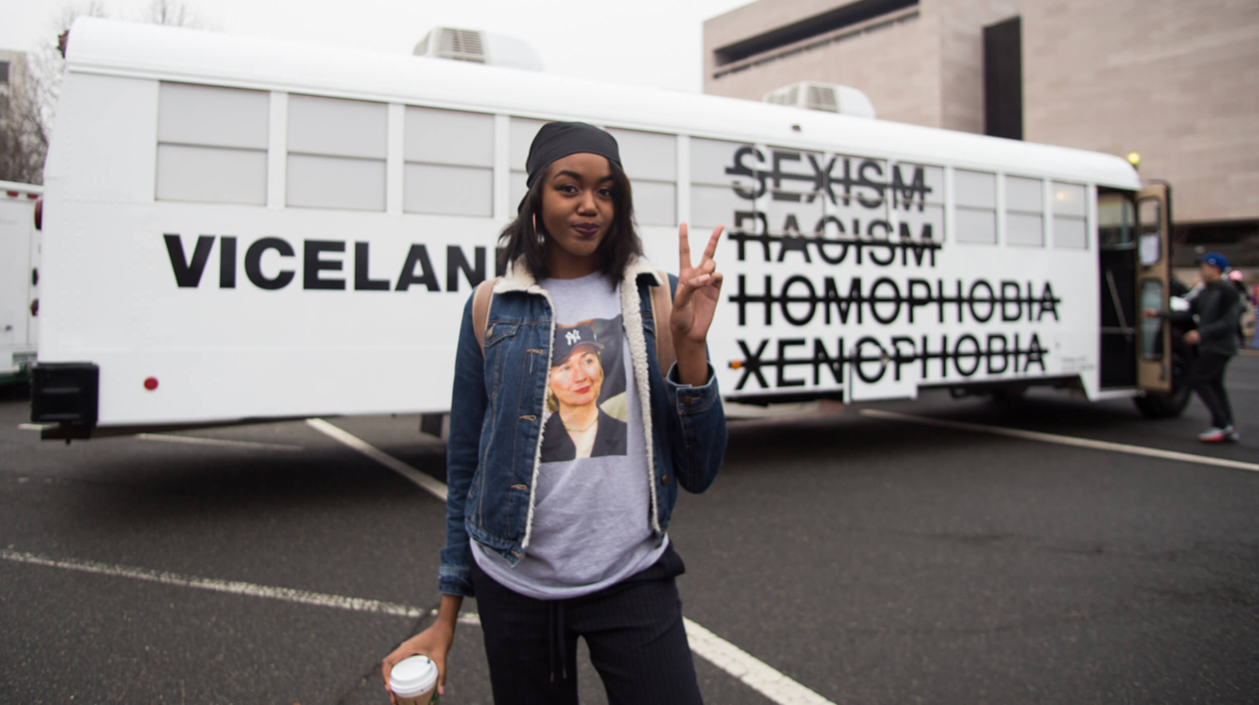 Viceland Womens March Bus